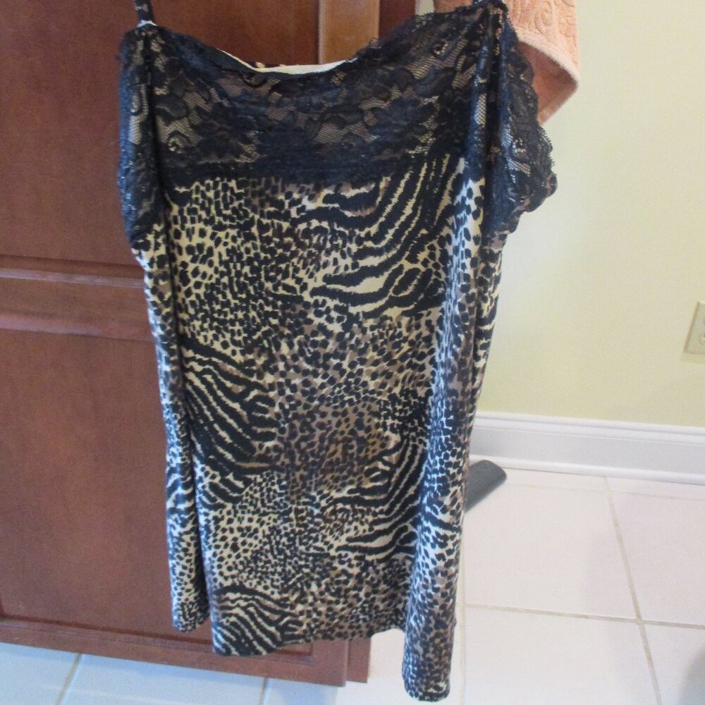 Women's George Leopard Print Nightgown Size: XL